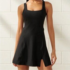 Abercrombie & Fitch YPB SculptLUX Mini Tennis Dress Black Size XL